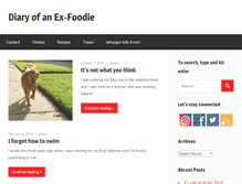 Tablet Screenshot of exfoodie.com